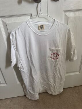 Mountain Strong White Pocket T-Shirt - Charity for last year’s NC floods.